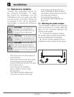Предварительный просмотр 9 страницы Blomberg BRFB1312SS User Manual