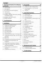 Предварительный просмотр 3 страницы Blomberg BRFD2650SS Operating Instructions Manual