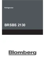 Preview for 1 page of Blomberg BRSBS 2130 User Manual