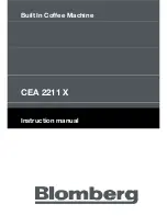 Предварительный просмотр 1 страницы Blomberg CEA 2211 X Instruction Manual