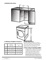 Preview for 12 page of Blomberg DHP 24400W Owner'S Manual & Installation Instructions