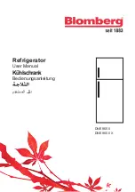 Preview for 1 page of Blomberg DNE 9650 User Manual