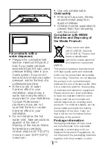 Предварительный просмотр 8 страницы Blomberg DNE 9650 User Manual