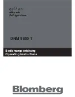 Preview for 2 page of Blomberg DNM 9650 T Operating Instructions Manual