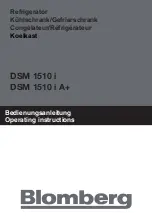 Blomberg DSM 1510 i Operating Instructions Manual предпросмотр