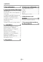 Preview for 3 page of Blomberg DSM 1510 i Operating Instructions Manual