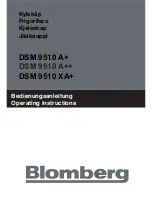 Предварительный просмотр 78 страницы Blomberg DSM 9510 A+ Operating Instructions Manual