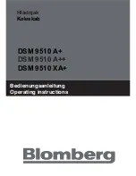 Предварительный просмотр 153 страницы Blomberg DSM 9510 A+ Operating Instructions Manual