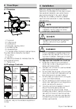 Preview for 8 page of Blomberg DTGV7001W User Manual