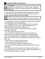 Preview for 5 page of Blomberg DV 17600 W Owner'S Manual