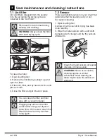 Preview for 22 page of Blomberg DV 17600 W Owner'S Manual