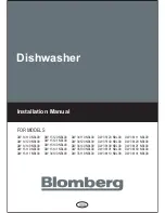 Preview for 1 page of Blomberg DW 14110 NBL00 Installation Manual