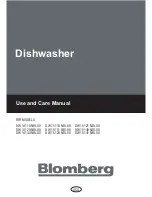 Blomberg DW 14110 NBLOO Use And Care Manual предпросмотр