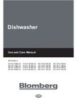 Предварительный просмотр 1 страницы Blomberg DW 34100 Use And Care Manual