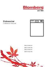 Preview for 1 page of Blomberg DWS 51500 FBI Installation Manual