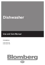 Preview for 1 page of Blomberg DWS 54100 FBI Use And Care Manual