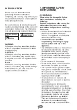 Предварительный просмотр 3 страницы Blomberg DWS 54100 FBI Use And Care Manual