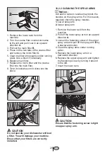 Preview for 22 page of Blomberg DWS 54100 FBI Use And Care Manual