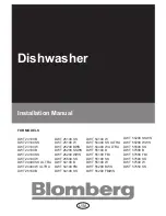 Preview for 1 page of Blomberg DWT 23100 B Installation Manual