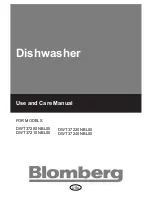 Preview for 1 page of Blomberg DWT 37200 NBL00 Use And Care Manual