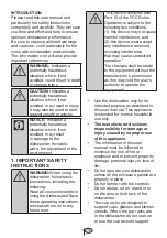 Preview for 4 page of Blomberg DWT 52600 SSIH User Manual