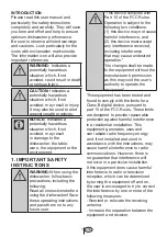 Preview for 4 page of Blomberg DWT 81900 FBI User Manual