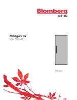 Preview for 1 page of Blomberg FNT4550 User Manual