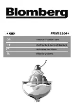 Preview for 1 page of Blomberg FRM1920A+ Instructions For Use Manual