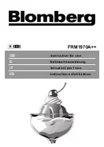 Предварительный просмотр 1 страницы Blomberg FRM1970A++ Instructions For Use Manual