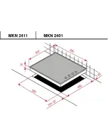 Preview for 9 page of Blomberg GKS 3134 Dimensions