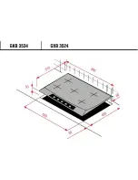 Предварительный просмотр 11 страницы Blomberg GKS 3134 Dimensions