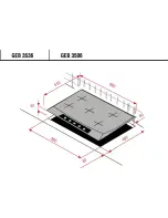 Предварительный просмотр 15 страницы Blomberg GKS 3134 Dimensions