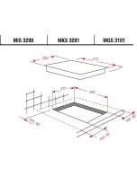 Предварительный просмотр 18 страницы Blomberg GKS 3134 Dimensions