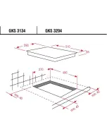 Предварительный просмотр 19 страницы Blomberg GKS 3134 Dimensions