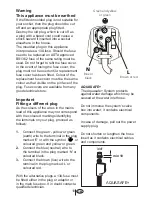 Preview for 9 page of Blomberg GSN 9121 Instruction Manual