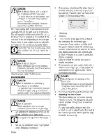 Предварительный просмотр 16 страницы Blomberg HGS 9112 E User Manual