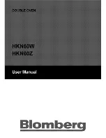 Preview for 1 page of Blomberg HKN60W User Manual