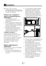 Предварительный просмотр 9 страницы Blomberg KFD 9950 XA+ Operating Instructions Manual