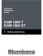 Предварительный просмотр 1 страницы Blomberg KGM 1860 User Manual