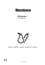 Preview for 1 page of Blomberg KGM4513 User Manual