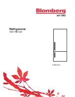 Blomberg KGM4530 User Manual предпросмотр