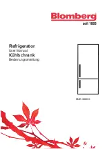 Blomberg KND 3880 X User Manual preview