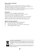 Предварительный просмотр 2 страницы Blomberg KNM1561i Operating Instructions Manual