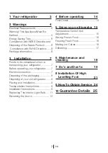 Preview for 4 page of Blomberg KNM4561i Operating Instructions Manual