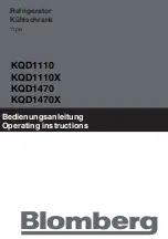 Предварительный просмотр 1 страницы Blomberg KQD1110 Operating Instructions Manual