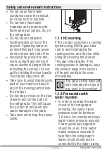 Предварительный просмотр 5 страницы Blomberg KQD1110 Operating Instructions Manual