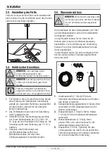 Preview for 34 page of Blomberg KQD1110 Operating Instructions Manual