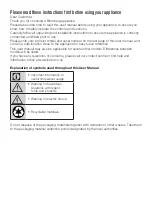 Preview for 2 page of Blomberg LBF16230W User Manual