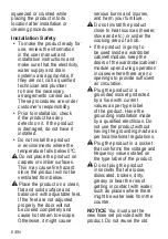 Preview for 6 page of Blomberg LDF00210W User Manual