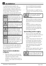 Preview for 9 page of Blomberg LDFN2240W Instruction Manual